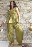 Paloma Bandeau Cami Olive